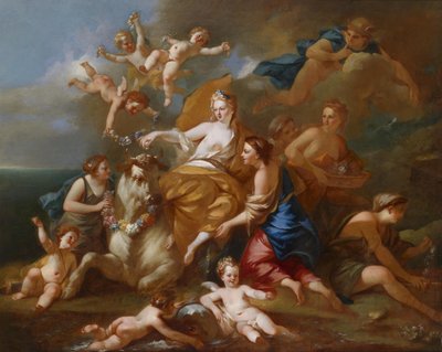 The Rape of Europa by Pierre Jacques Cazes